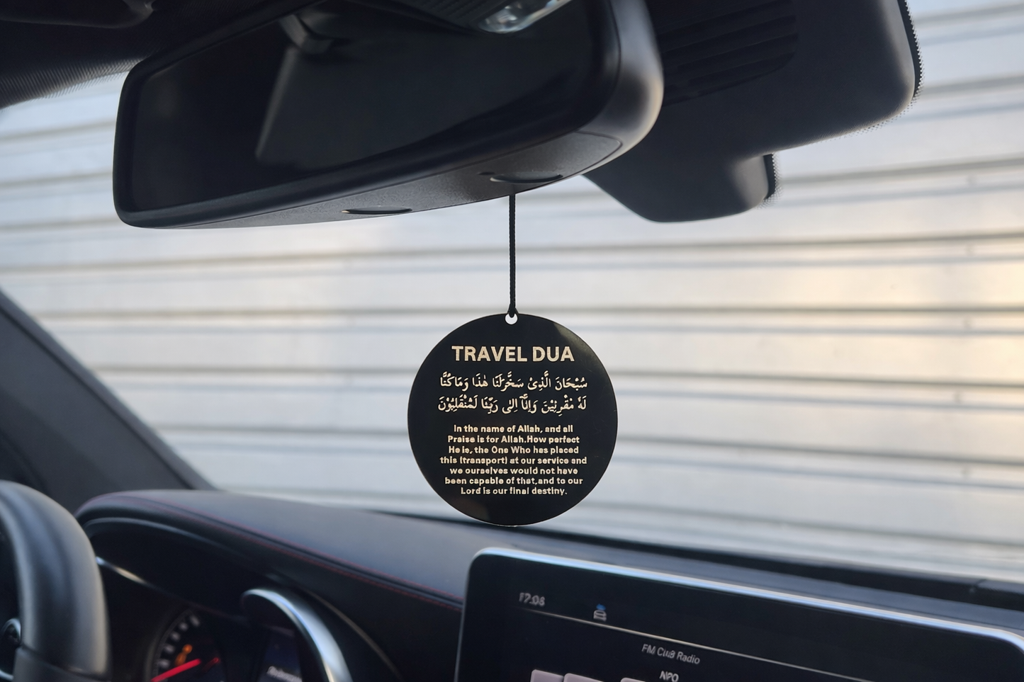 Islamitische Auto Hanger met Travel Dua – Reis Dua voor in de Auto