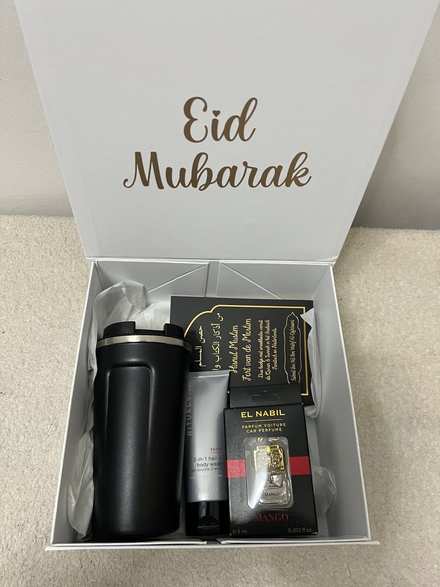 Eid Rituals Luxe Giftbox - voor hem met dua boekje of travel dua