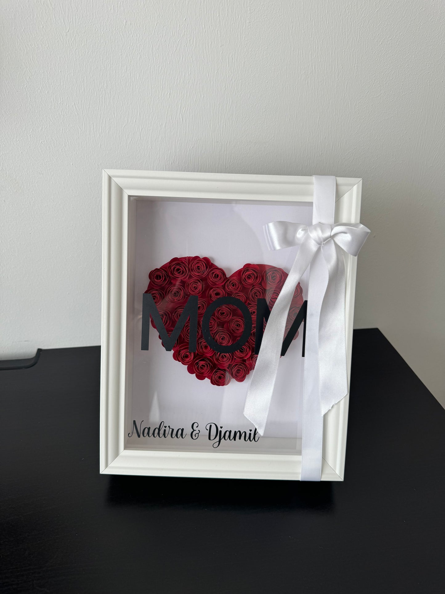 Boîte à ombres à fleurs Maman