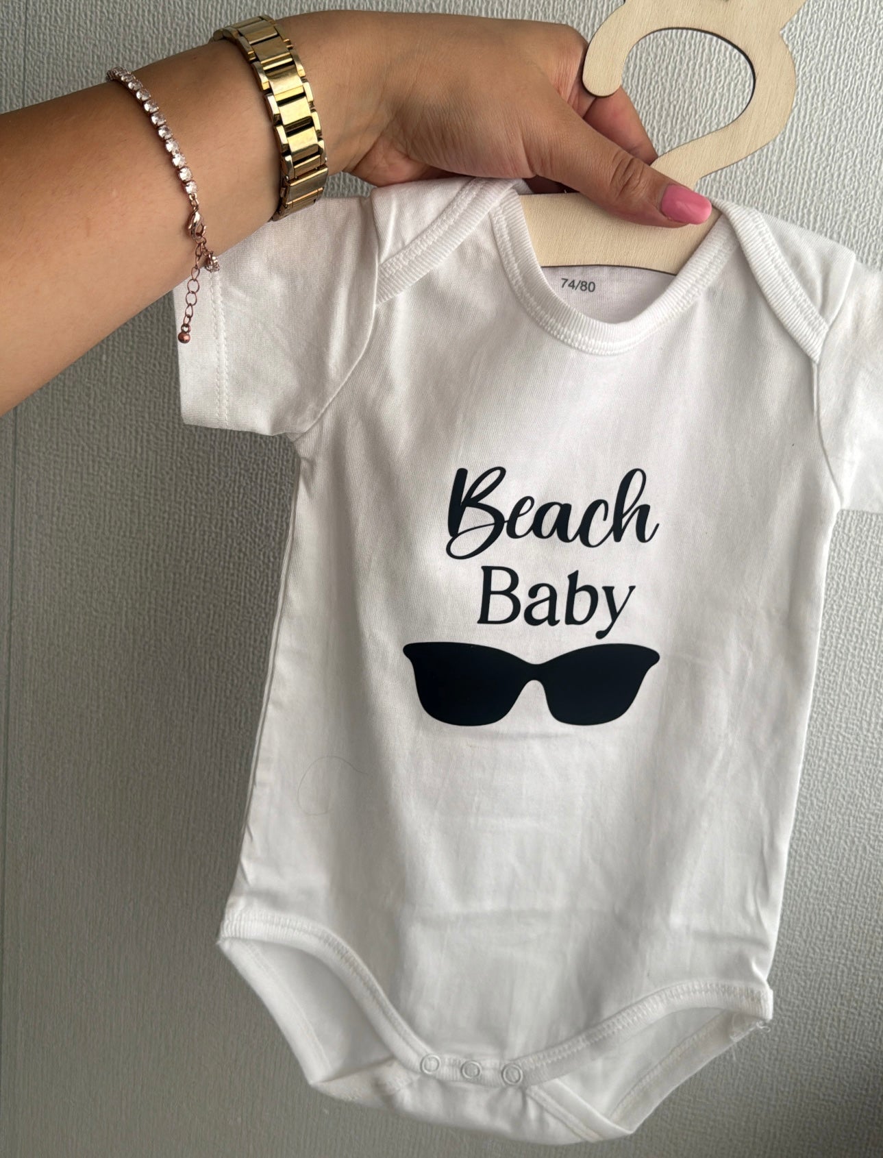 Body bébé avec bébé plage