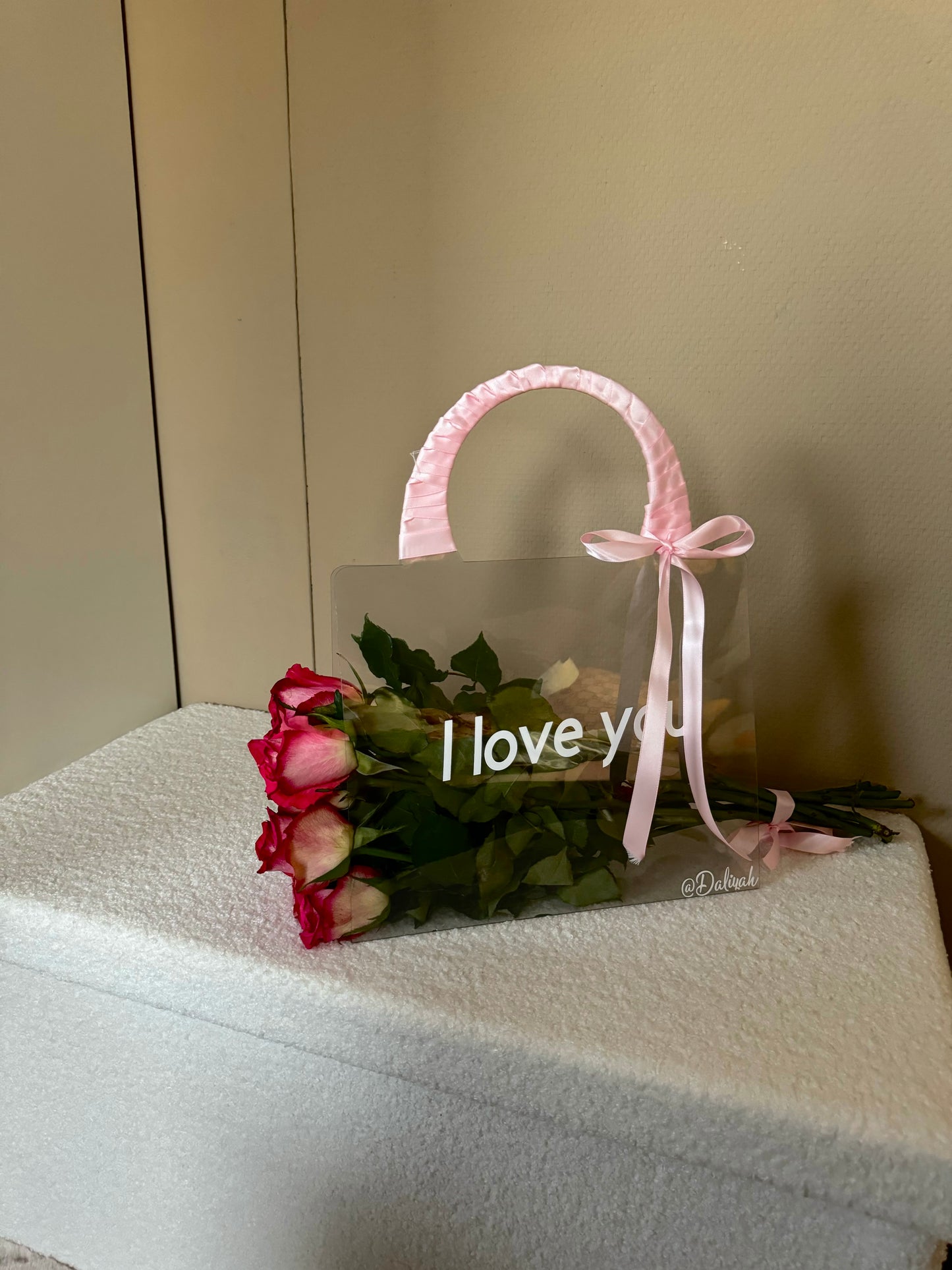 Customize Luxury Roses Bag with 10 roses