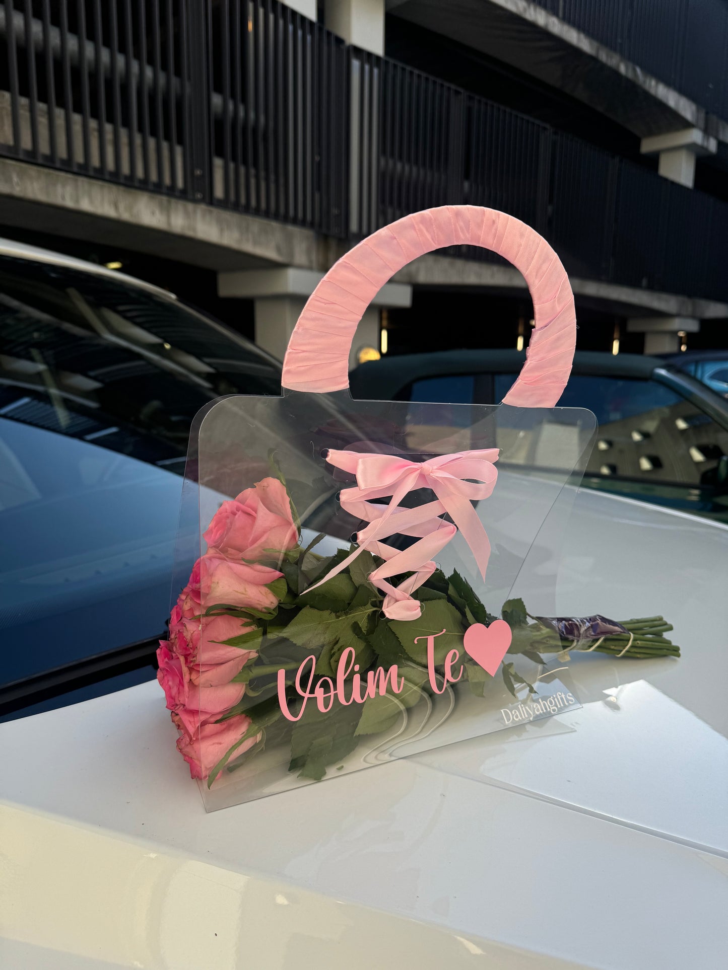 Customize Luxury Roses Bag – Handgemaakt Cadeau met 10 rozen