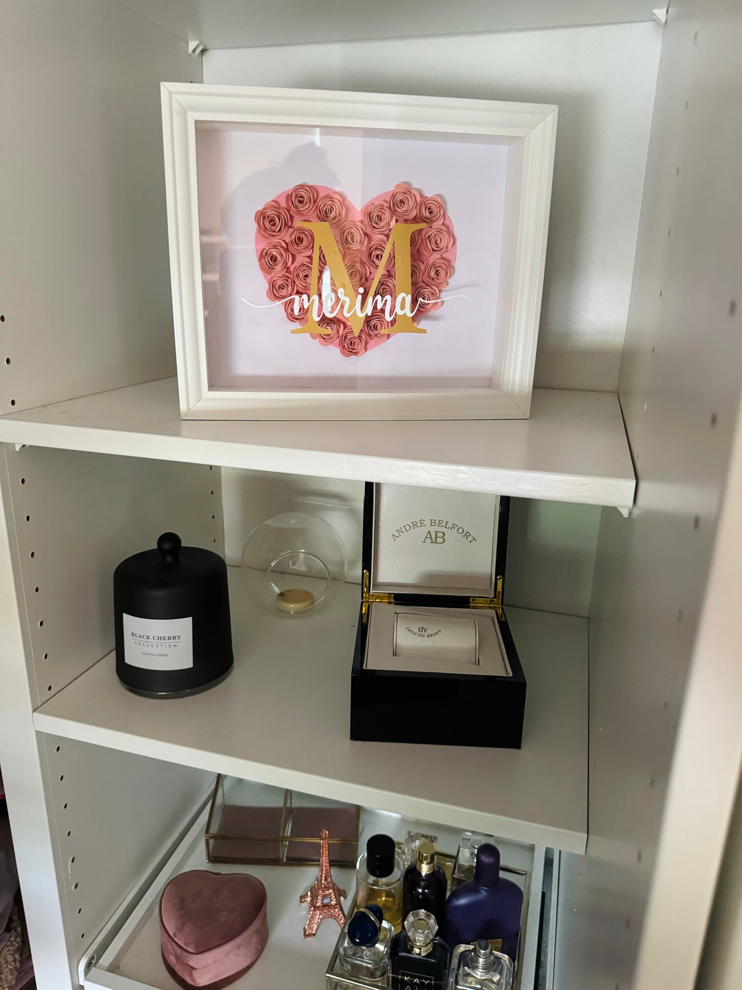 Heart Flower Shadow Box naam
