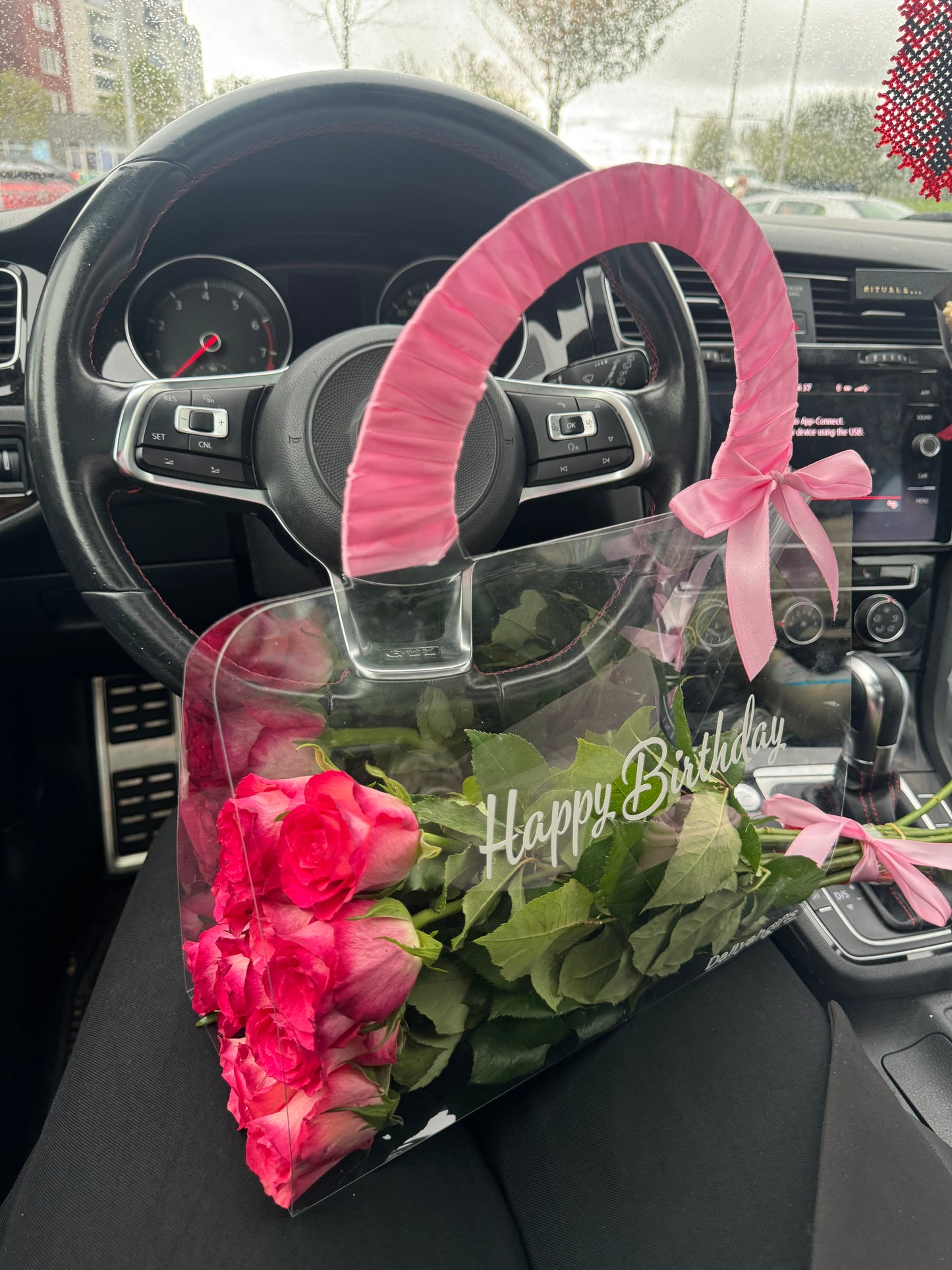 Customize Luxury Roses Bag with 10 roses