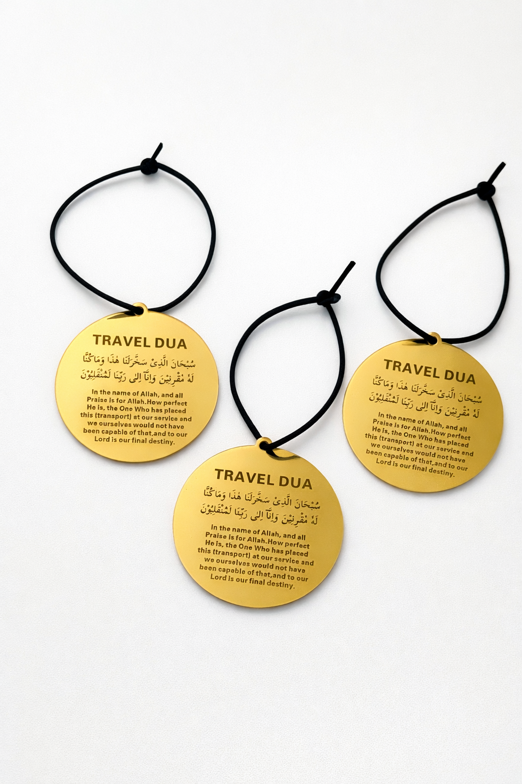 Islamitische Auto Hanger met Travel Dua – Reis Dua voor in de Auto