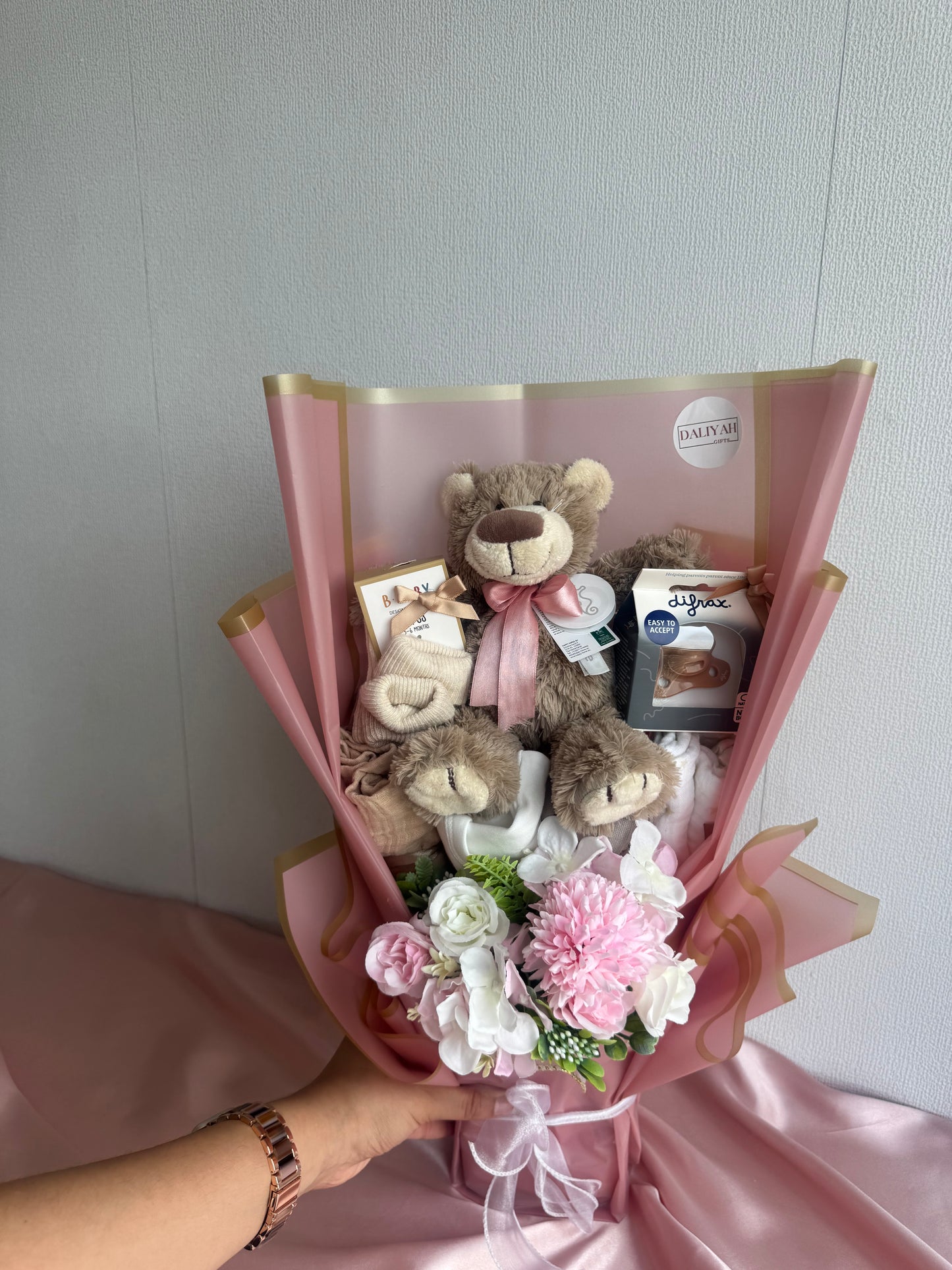 BabyGift boeket Happy Horse meerdere kleuren