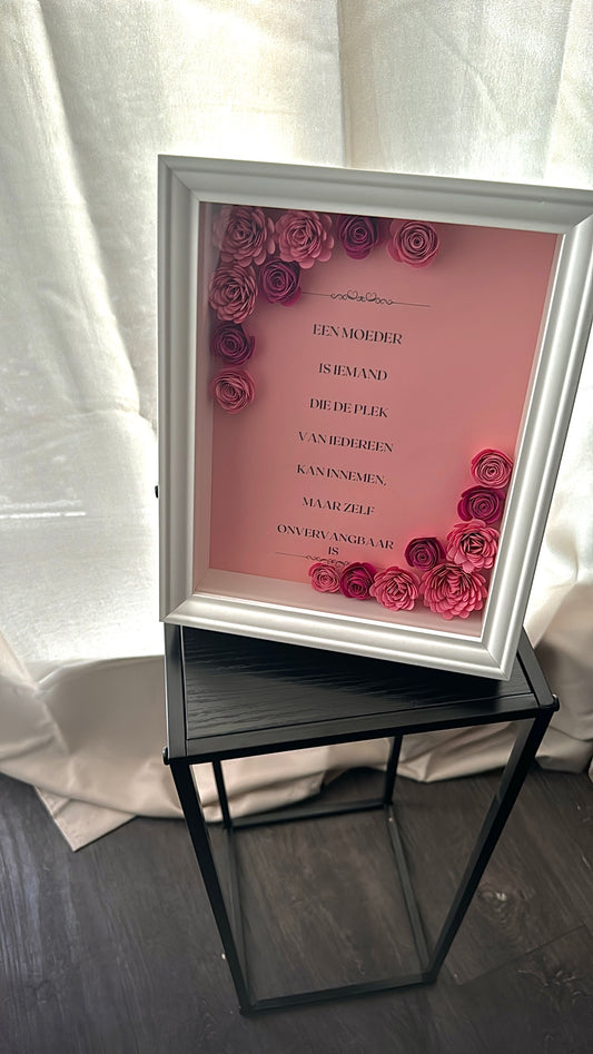 Boîte d'ombre de fleurs