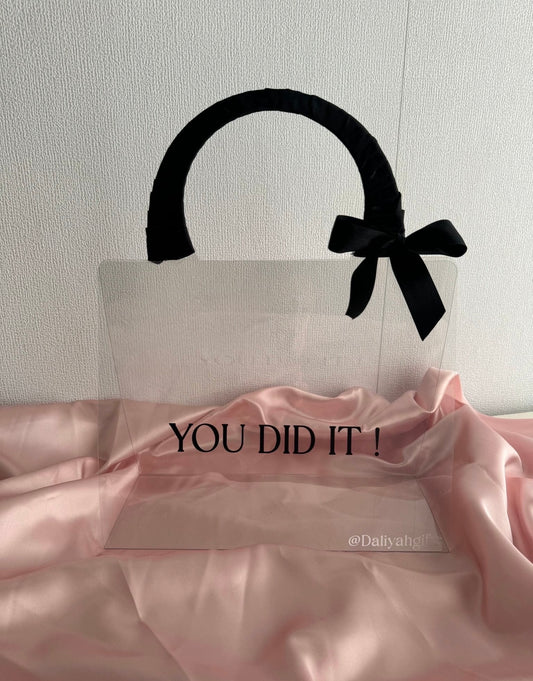 You did it! Luxury Roses Bag zonder rozen (zonder geslaagd hoedje)