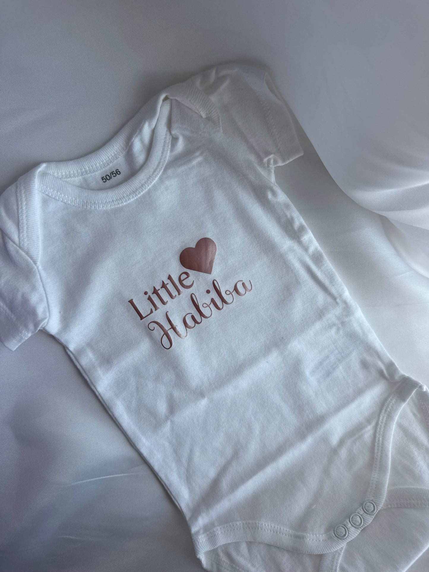Romper & muts set Naam/tekst