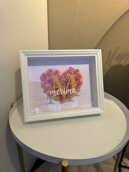 Heart Flower Shadow Box naam