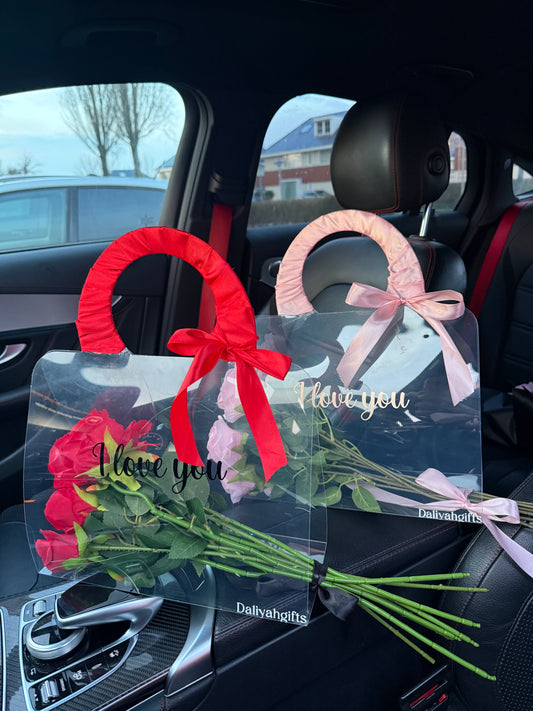 Valetijn Luxury Roses Bag – 10 Forever Roses| I love you