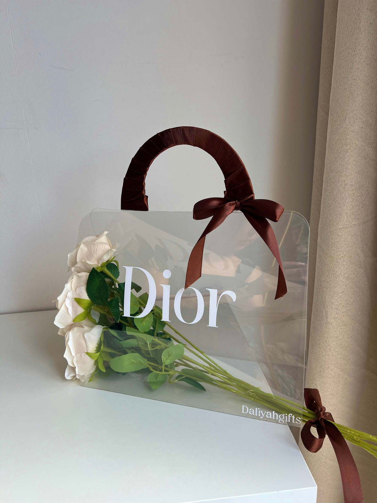 Luxury forever Roses Giftbag– Persoonlijk Cadeau met Forever Roses