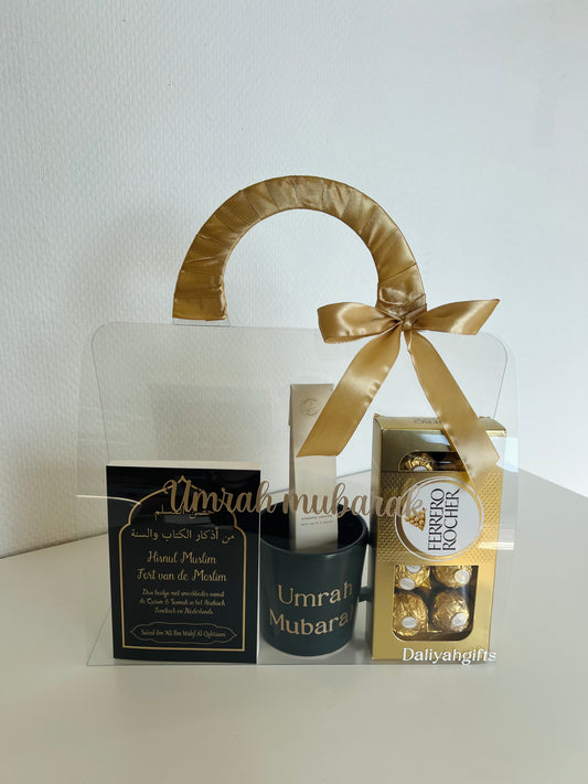 Umrah Mubarak Cadeauset | Giftbag met Mok