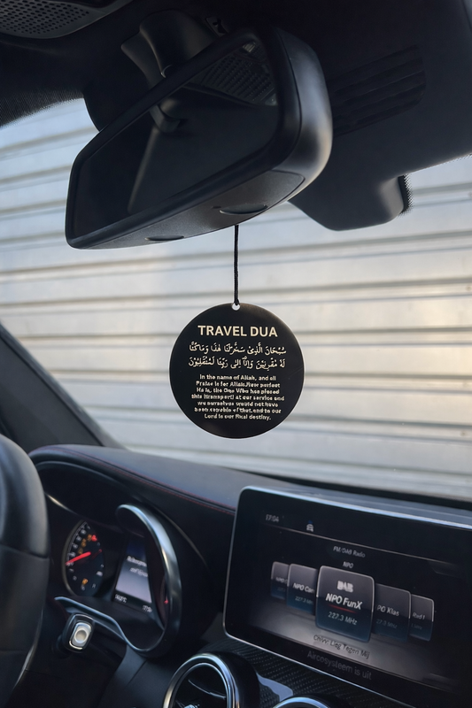 Islamitische Auto Hanger met Travel Dua – Reis Dua voor in de Auto