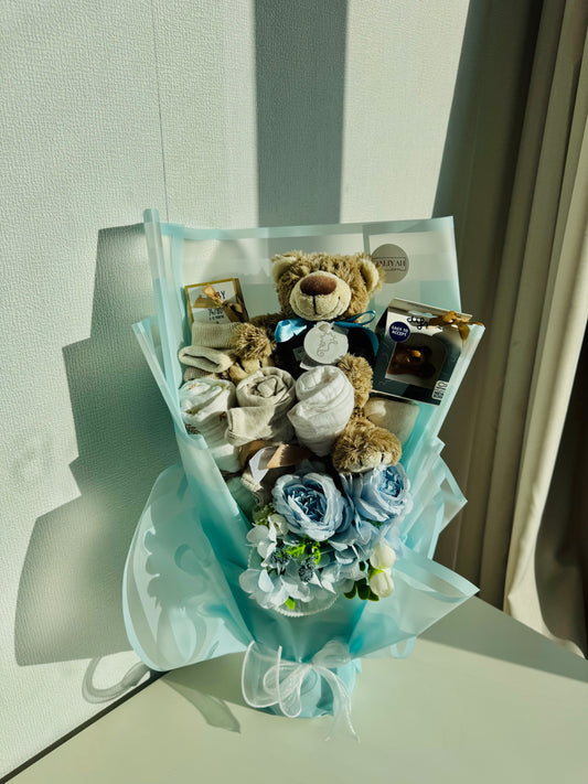 BabyGift boeket Happy Horse meerdere kleuren