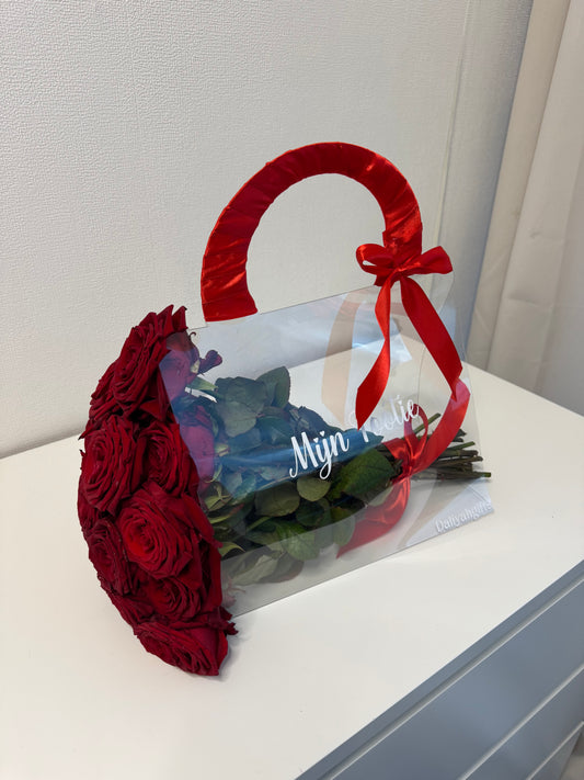 Customize Luxury Roses Bag met 20 Rozen