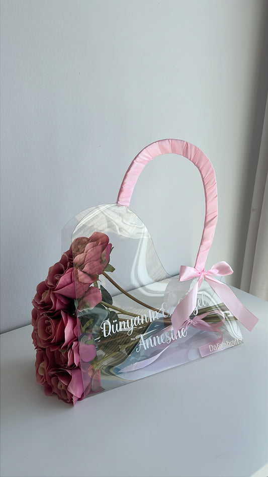 Roze Special edition Luxury Roses Bag – 10 Forever Roses