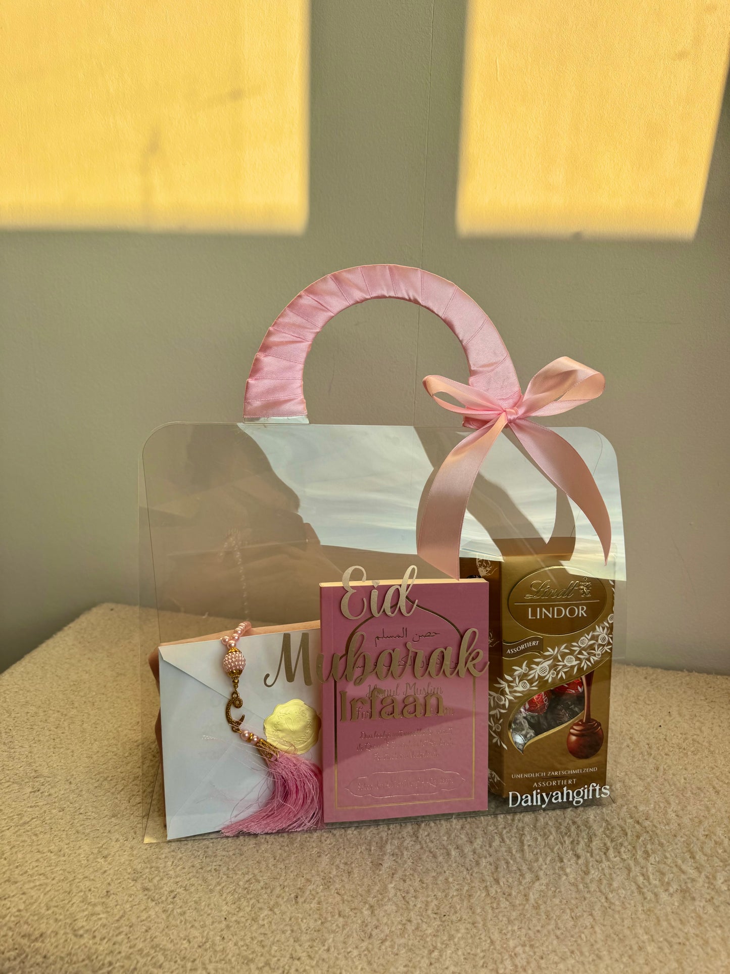 Eid Mubarak Giftbag met Lindt Chocolade