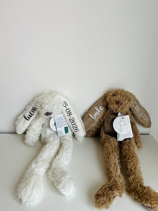Happy horse knuffel met naam en datum
