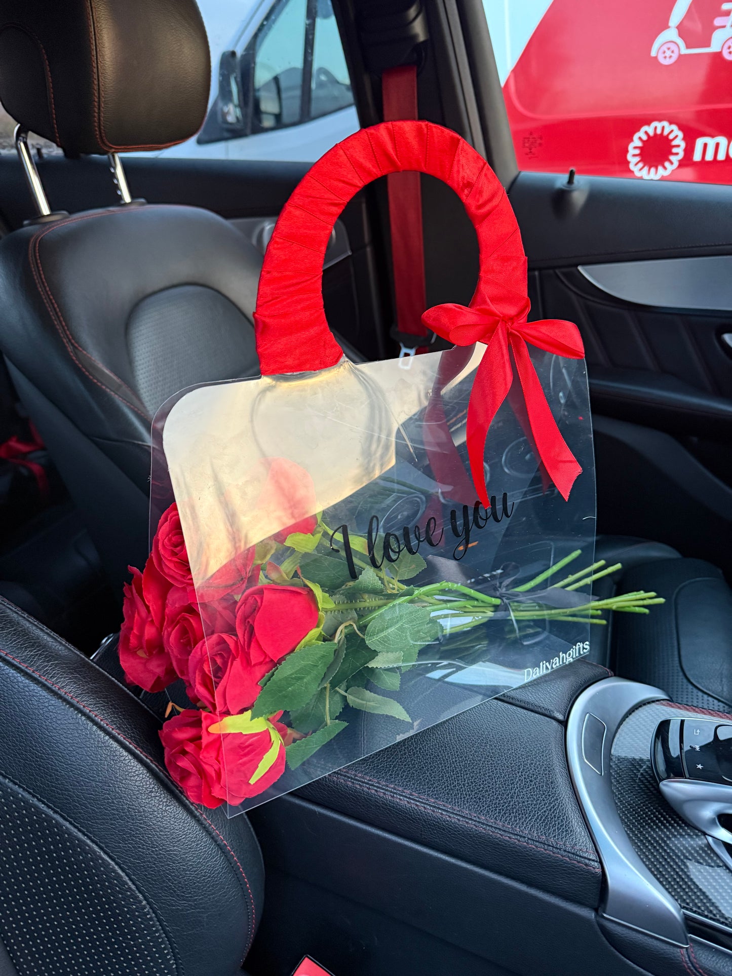 Valetijn Luxury Roses Bag – 10 Forever Roses| I love you