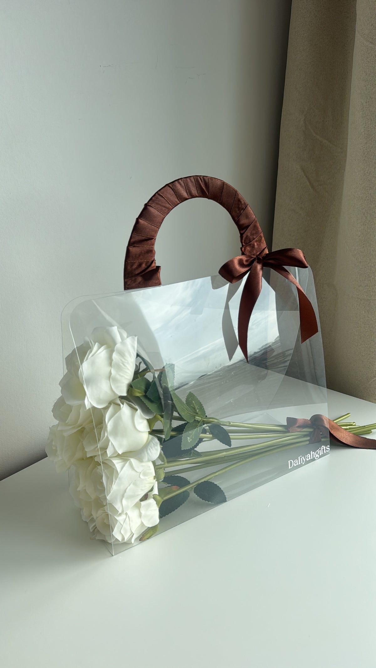 Luxury forever Roses Giftbag– Persoonlijk Cadeau met Forever Roses