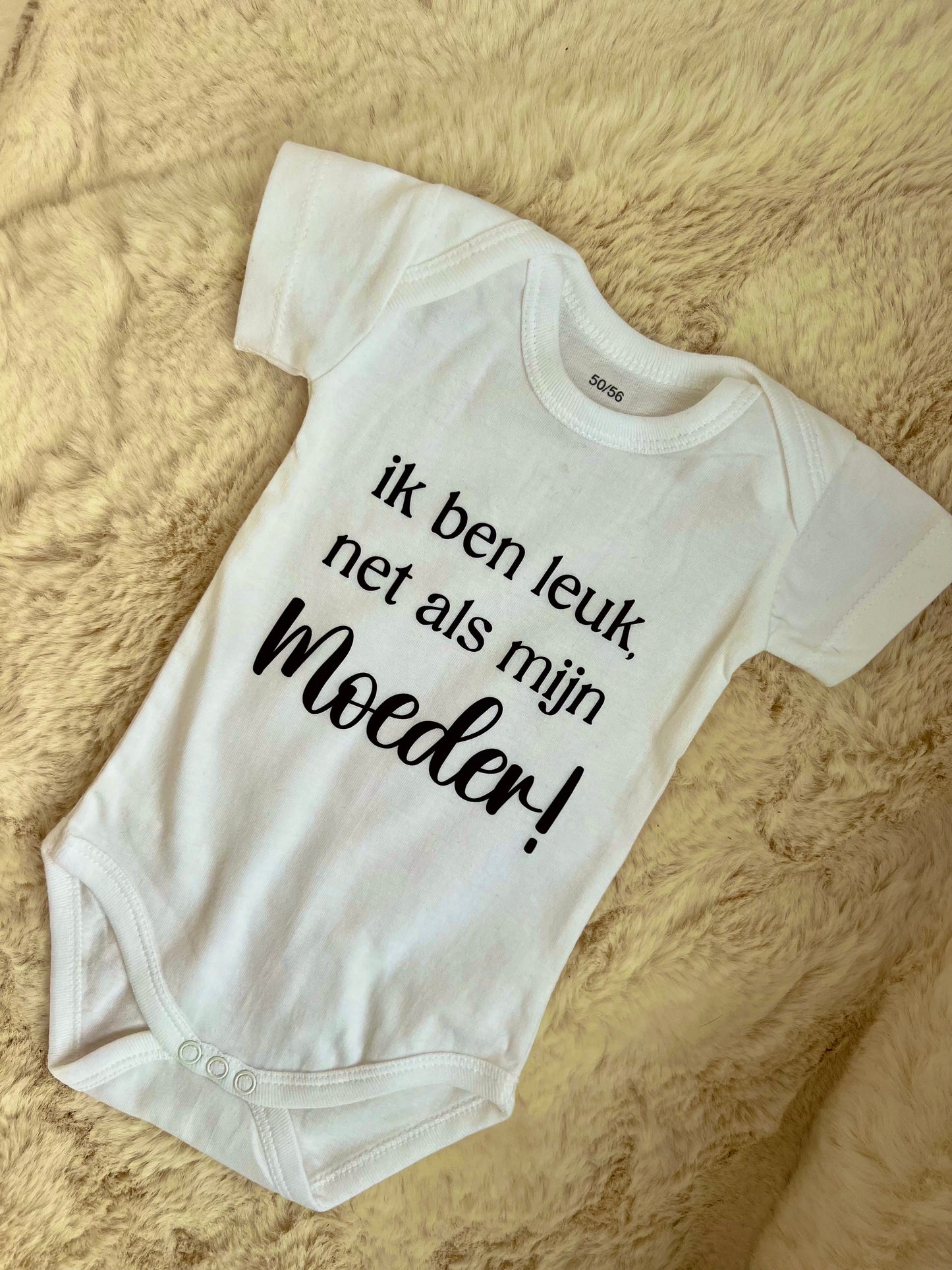 Persoonlijke Baby Romper – “Ik ben leuk net als …” – Perfect Kraamcadeau