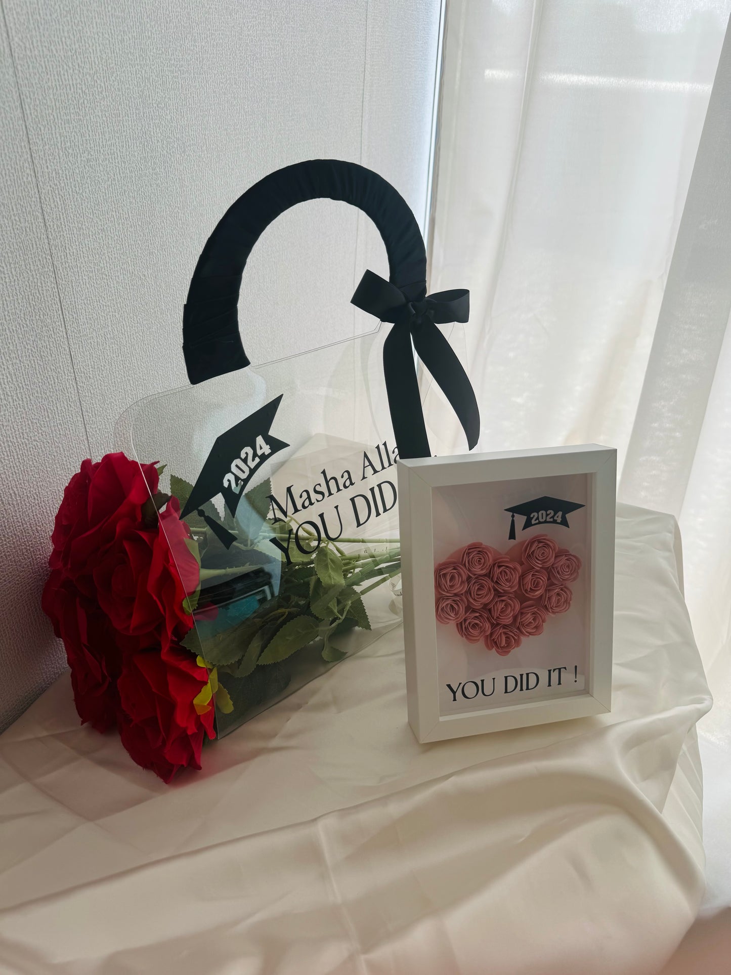Geslaagd Luxury Roses Giftset – Persoonlijk Cadeau met Forever Roses