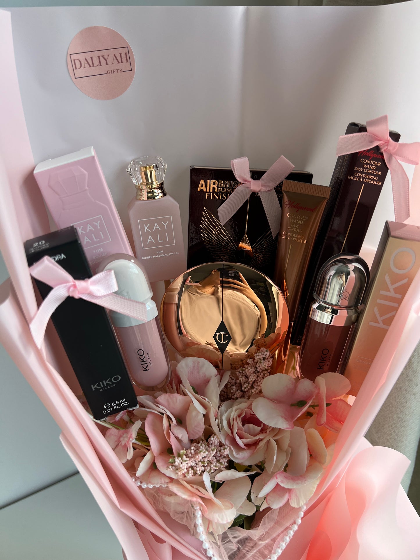 Luxe Make-upboeket met Forever Bloemen – Origineel Cadeau voor Haar