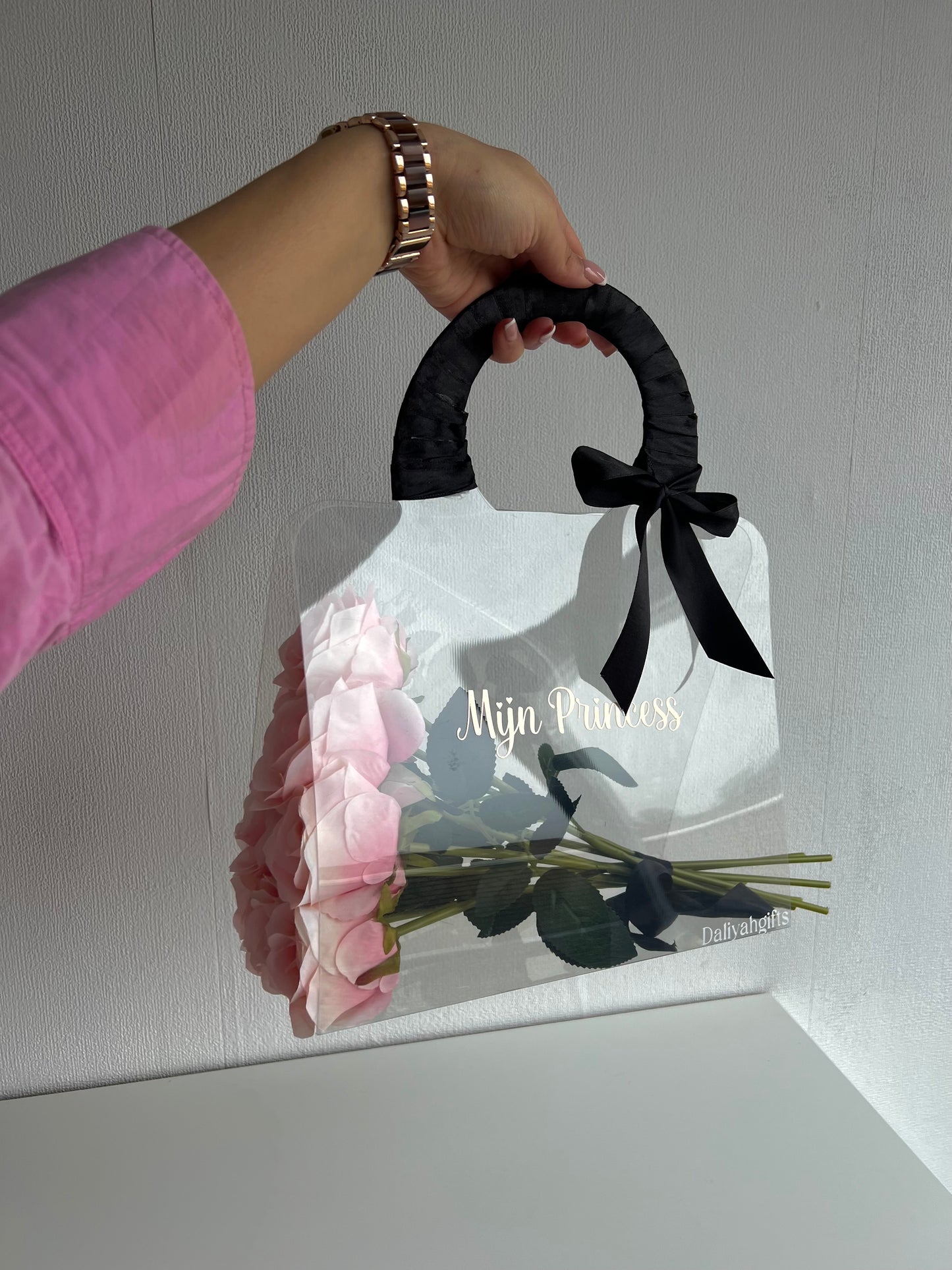 Valetijn Luxury Roses Bag – 10 Forever Roses| Mijn prinses