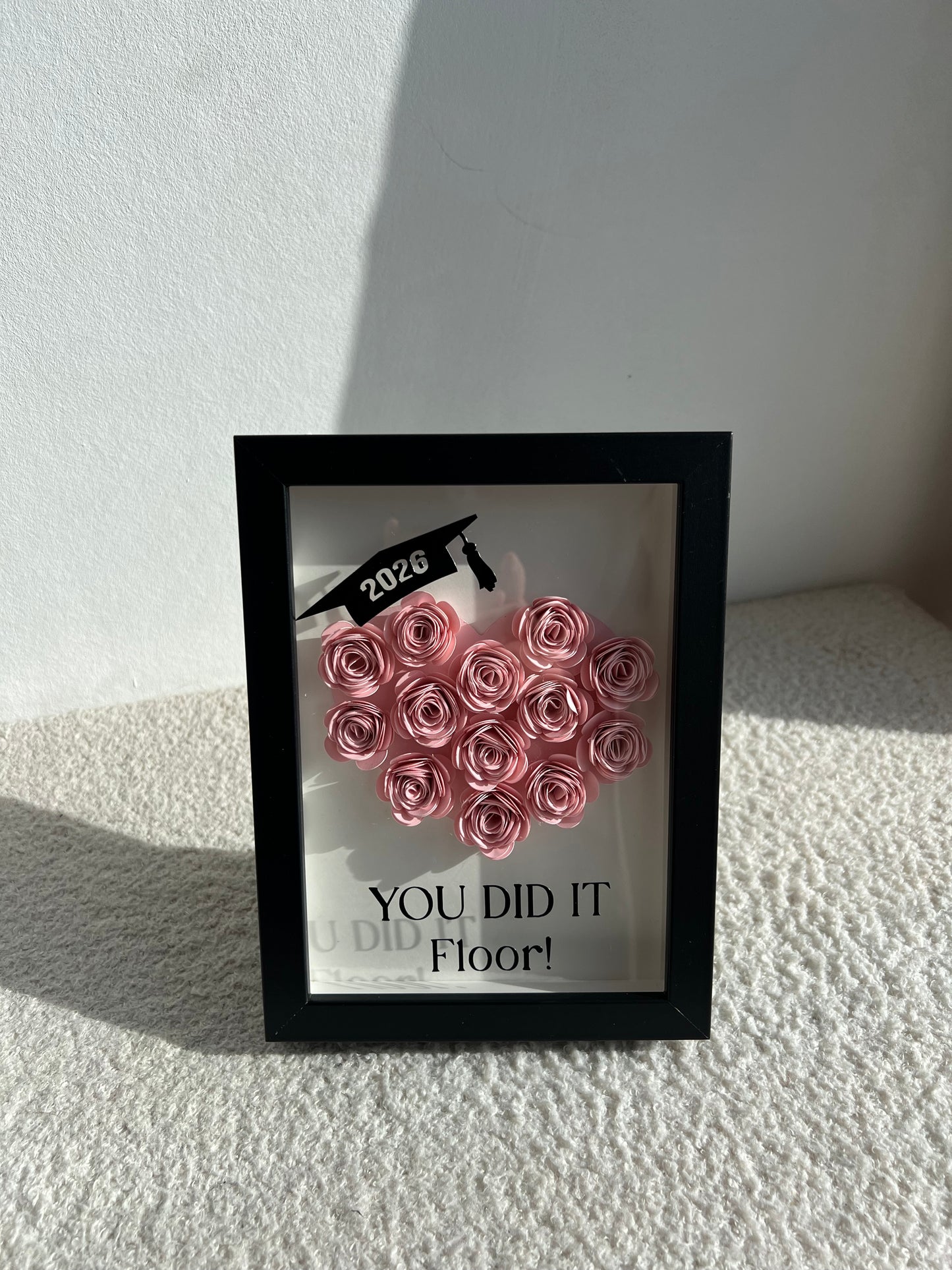 Mini Flower Shadow Box geslaagd