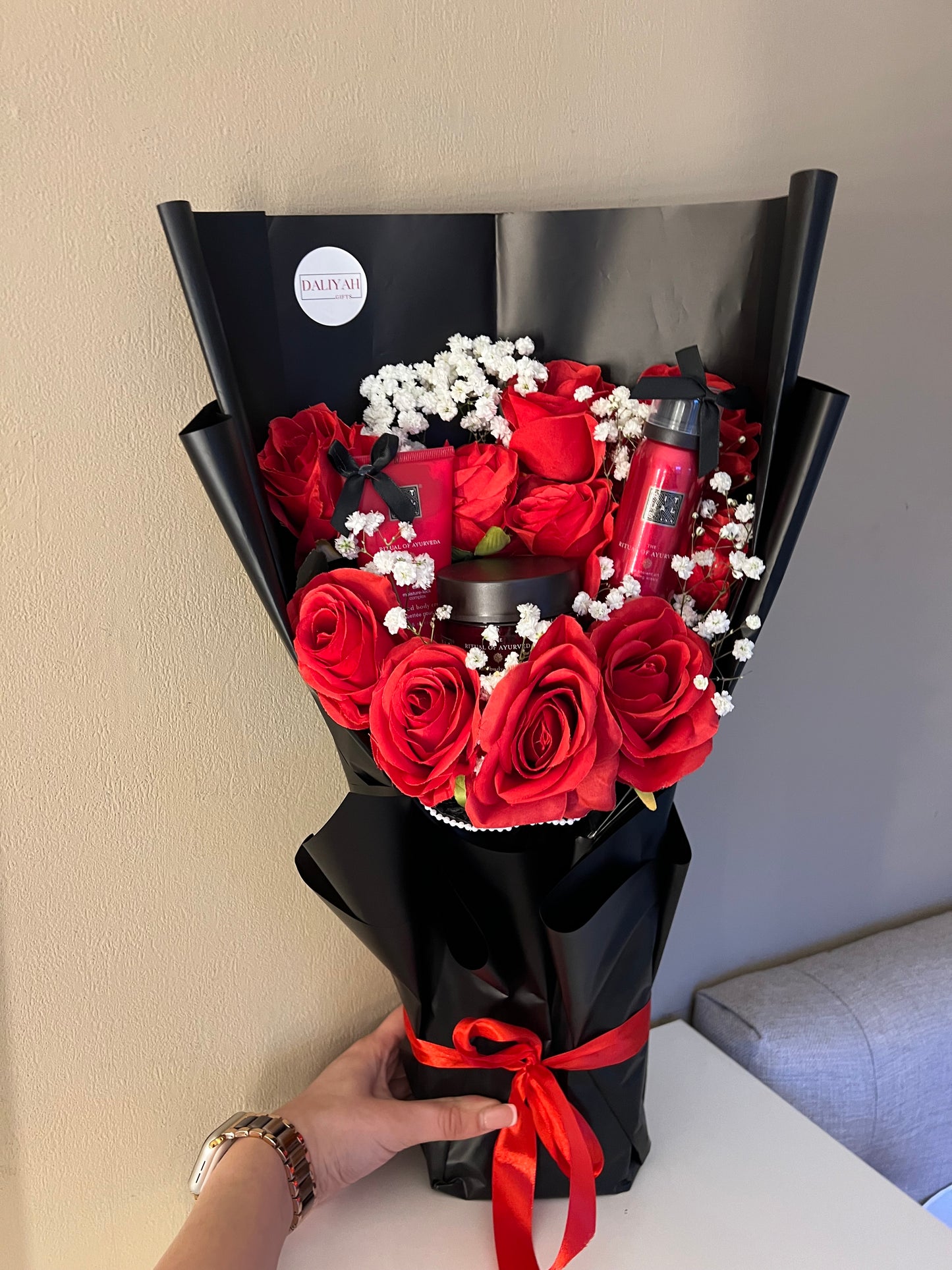 Rode Rituals Forever Rozen Boeket – Luxe Blijvend Cadeau