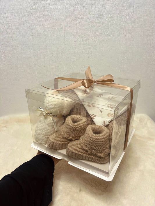 Baby Giftbox Beige set