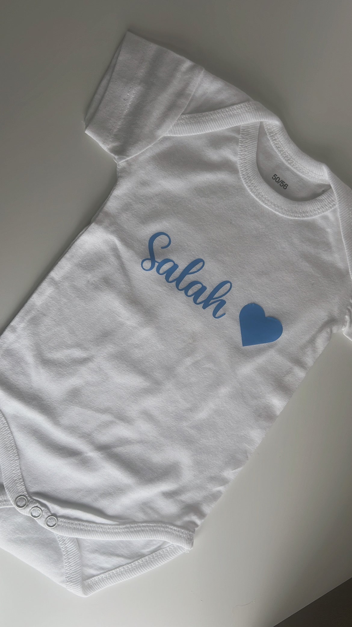 Baby Romper met naam - gepersonaliseerde baby romper